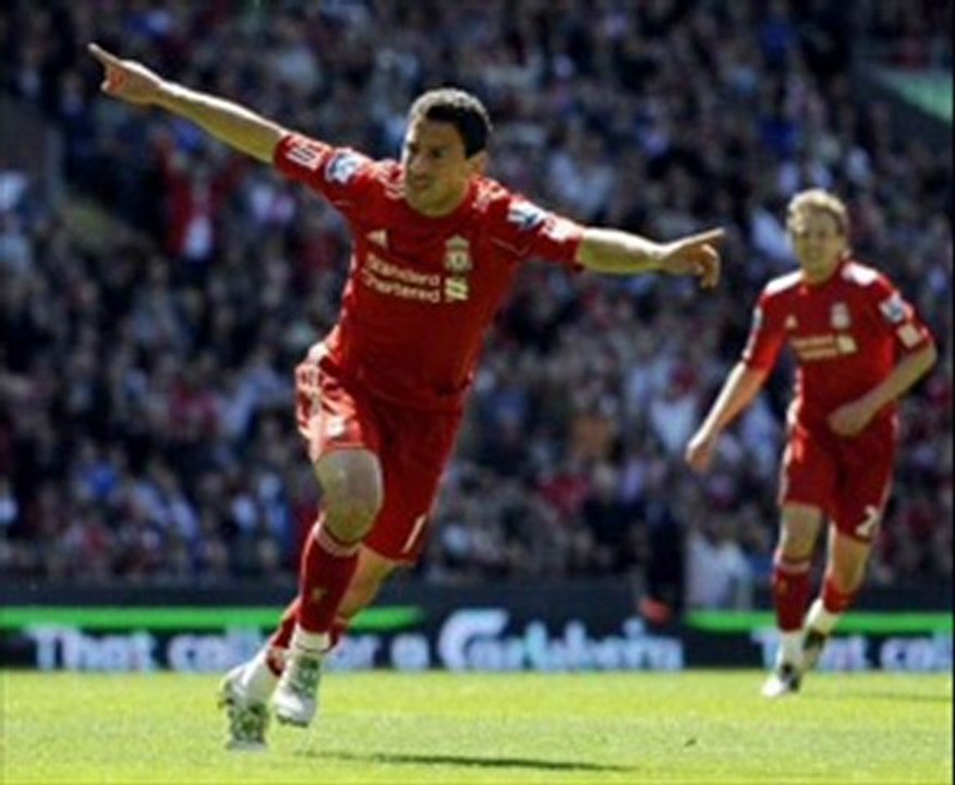 Liverpool 3-0 Newcastle Maxi, Kuyt, Suarez scored