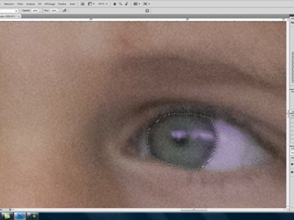 Changer la couleur des yeux avec Photoshop