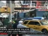 Esperan a Obama en Zona Cero de Nueva York