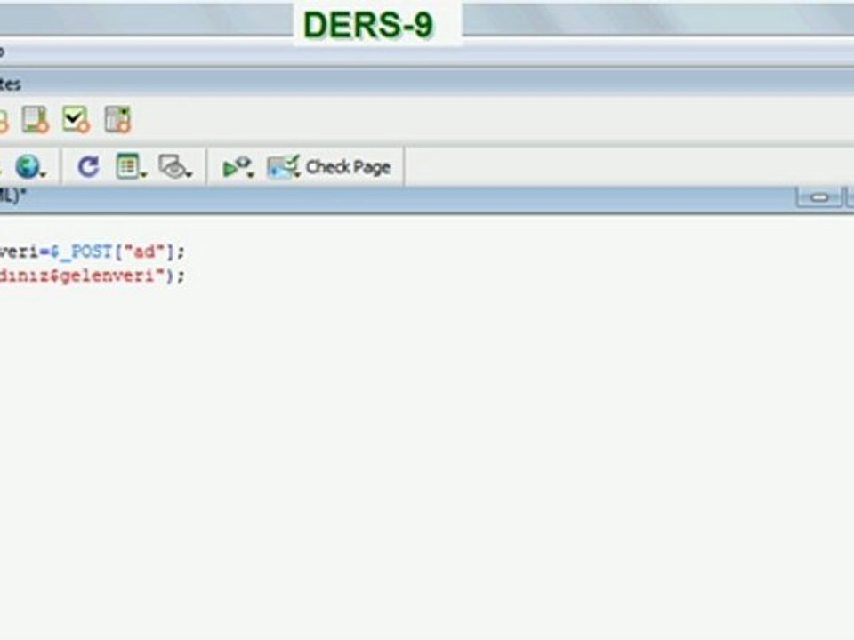 php anlatımı ders-9 form işlemleri