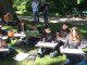 Séance de croquis au jardin des Prébendes par les étudiants de 2ème année de l'école Brassart