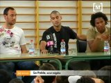 Jugadors RCD Mallorca visiten col·legi a Sa Pobla