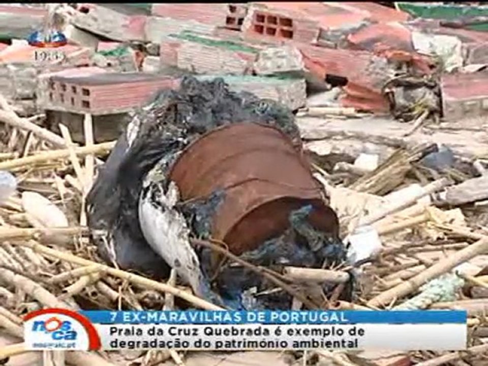 7 Ex-maravilhas de Portugal- Praia da Cruz Quebrada em Lisboa foi património, hoje está desprezada