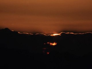 Le rayon vert à l'Observatoire du Pic du Midi (1er essai)