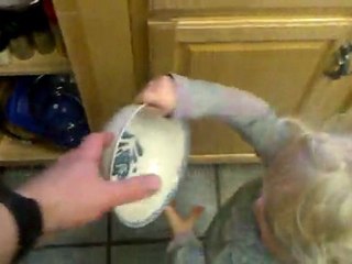 Mac Helps with the Dishes