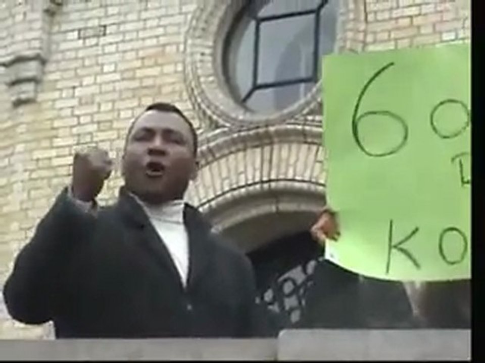 7 NOVEMBRE 2008 MANIFESTATION A OSLO CONTRE L'ENVAHISSEUR NKUNDA QUI TUE A l'EST DE LA RDC 4em et FIN