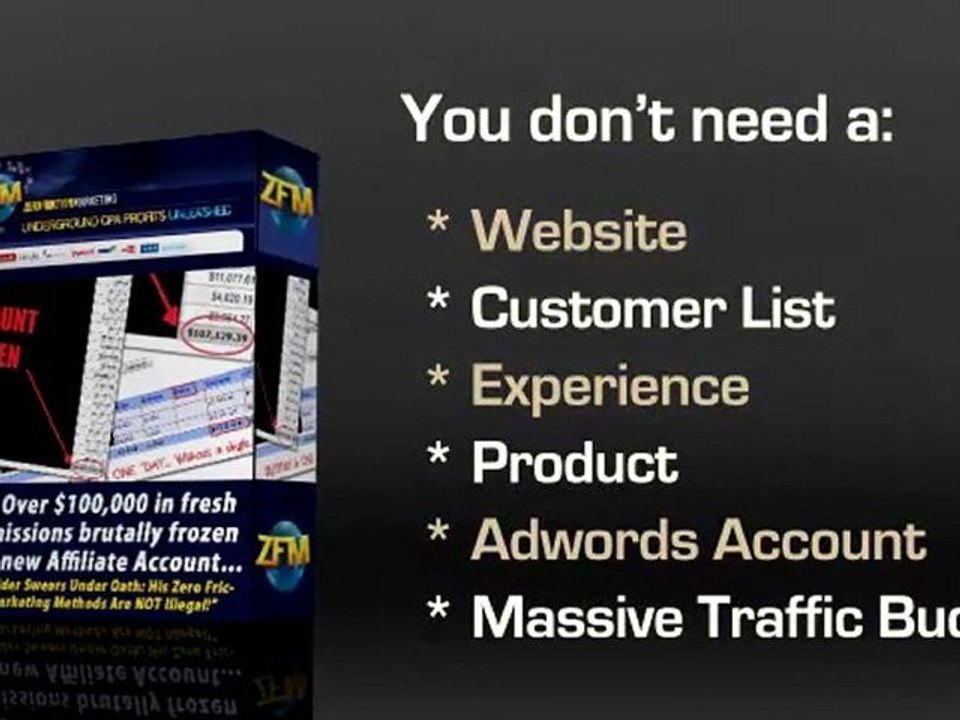 Zero Friction CPA Marketing