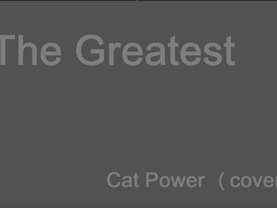 Cat Power_The Greatest_cover
