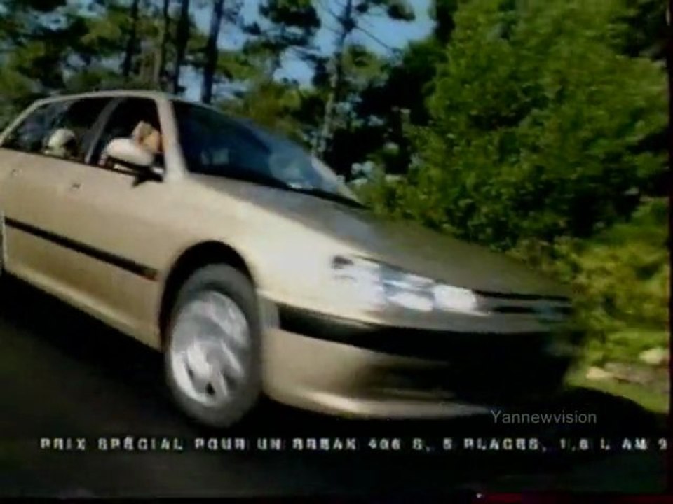 Publicité - 406 break et 806 ("Les journées Peugeot Family") 1997
