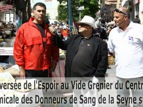 La Traversée de l'Espoir au Vide Grenier de l’Amicale des Donneurs de Sang de la Seyne sur Mer