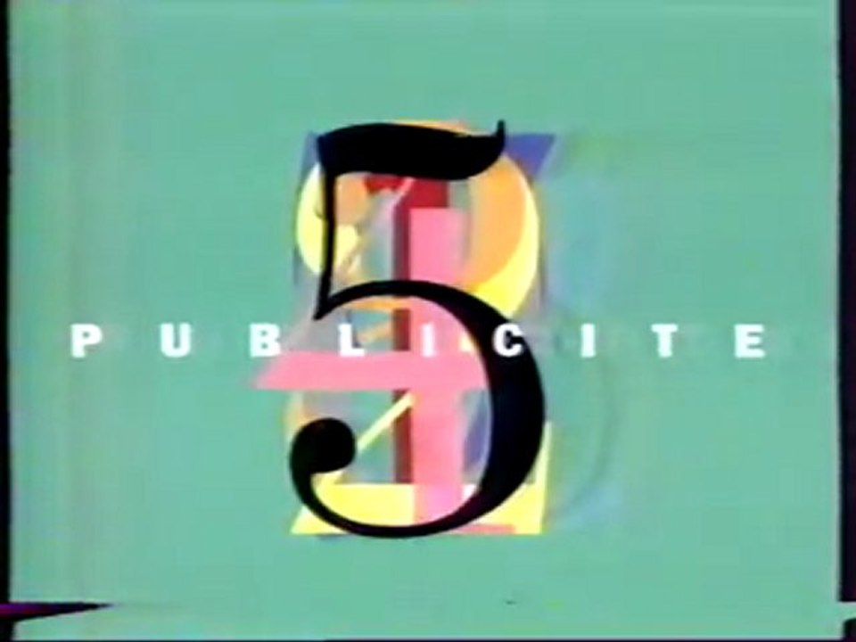 Page De Publicité 1992 LA CINQ