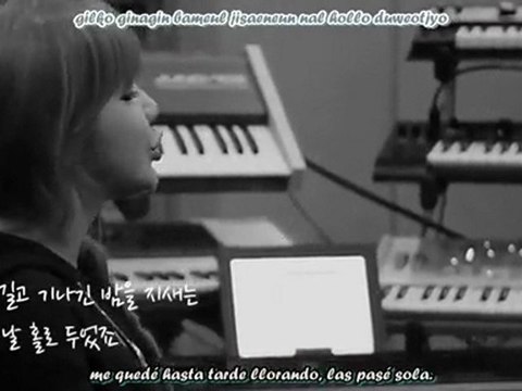 {CAL} Park Bom - Don´t cry (acoustic) (spanish + romaji sub)