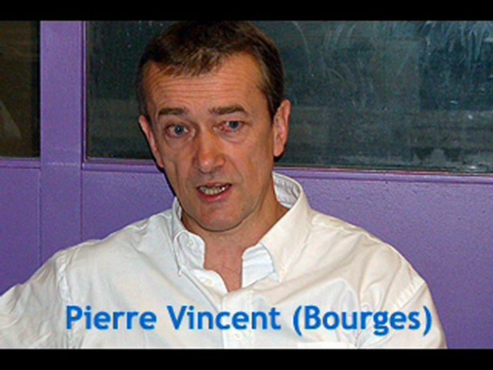 TGB 53 Bourges 71 : Réaction de Pierre Vincent