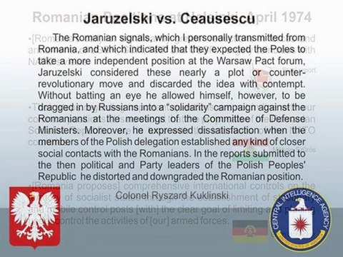 Dr Larry Watts about Romania, Ceausescu, Soviet Disinformation and the Warsaw Pact at the WWC - CIA Conference