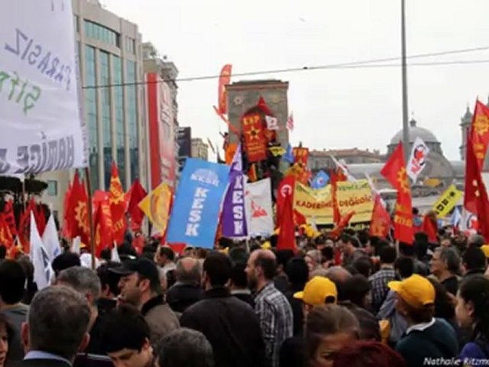 Diaporama 1 mayıs 2011 Taksim meydanında - 1er mai 2011 sur la place de Taksim à Istanbul