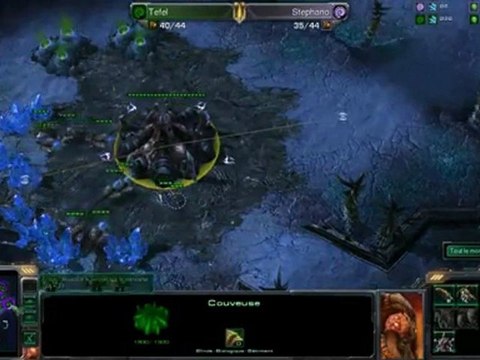 Match SC2 : Stephano (Z) vs Tefel (Z)