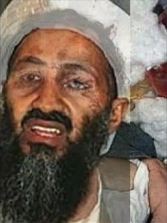 MONTAGE D 'UNE PHOTO DE BEN LADEN  QUI DATE DE 1998 PAR LE GOUVERNEMENT AMERICAIN