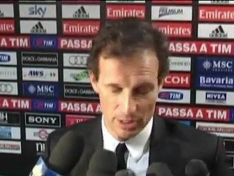 Allegri ringrazia i tifosi per lo striscione