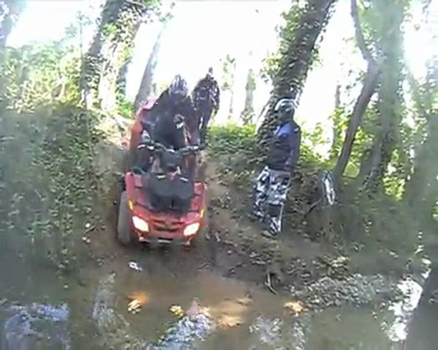Rando quad sud du 10 avril 2011 accident herve