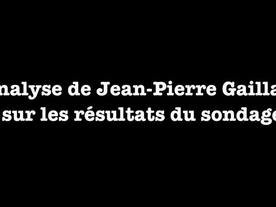 Neuvième enquête du Cercle - Analyse de Jean-Pierre Gaillard