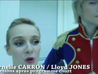Réactions Pernelle Carron et Lloyd Jones Short Dance Moscou