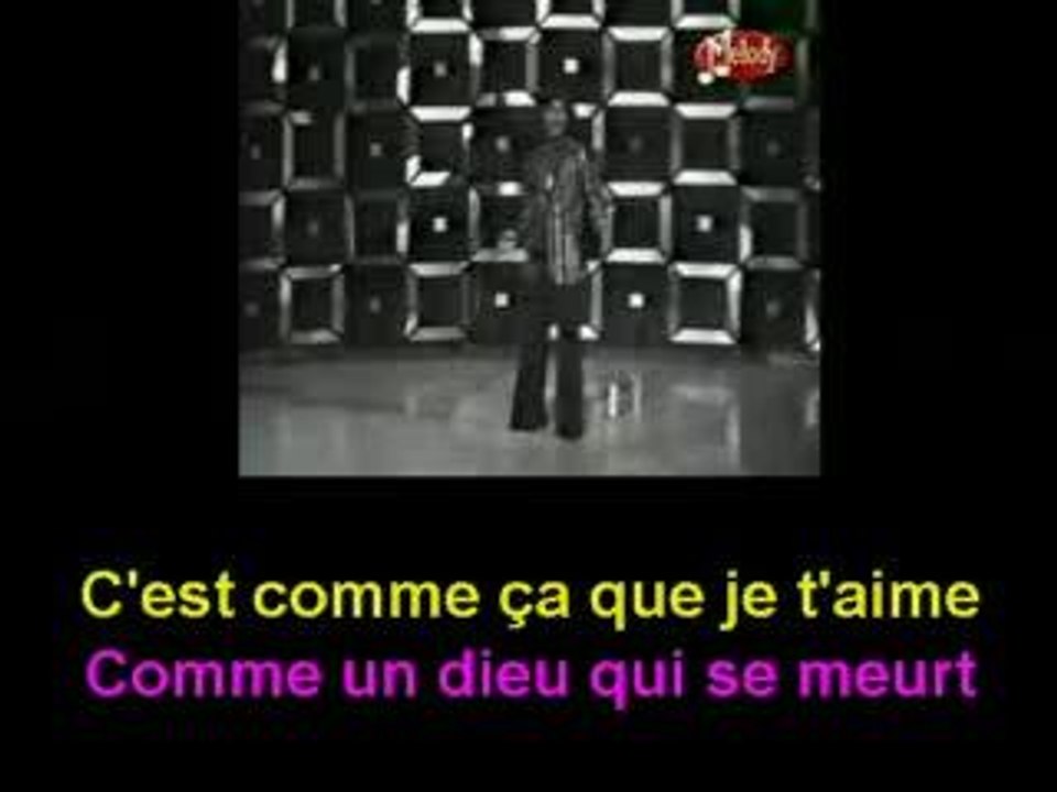 KARAOKE MIKE BRANT C'EST COMME CA QUE JE