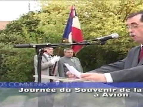 Fil de l'Actu- Journée souvenir de la déportation à Avion