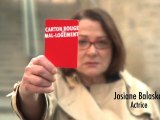 Josiane Balasko met un Carton Rouge au mal-logement avec la Fondation Abbé Pierre