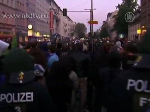 Первомайские уличные беспорядки охватили Берлин