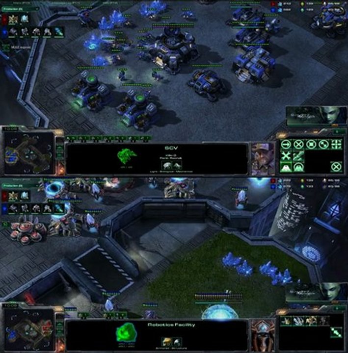 [SC2] defnotclutch VS Juxtapolemic : View of 2 players Starcraft II :