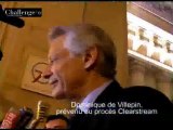 Clearstream : Villepin ne pense pas à lui mais aux victimes de Ben Laden