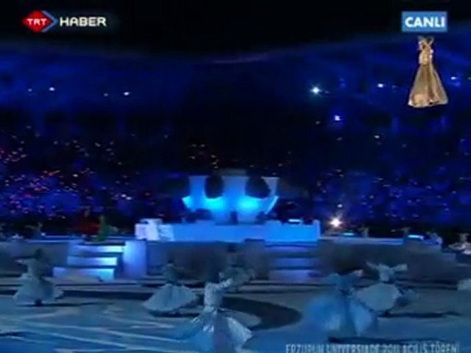Universiade Erzurum 2011 Kış Oyunları Açılışı: Şems ile Mevlana'nın hikayesi!