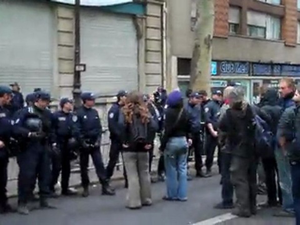 Manifestation de soutien aux sans-papiers tunisiens à Paris