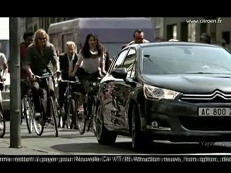 Publicité - Citroën C4 "Micro-Hybride" (avec les vélos) 2010