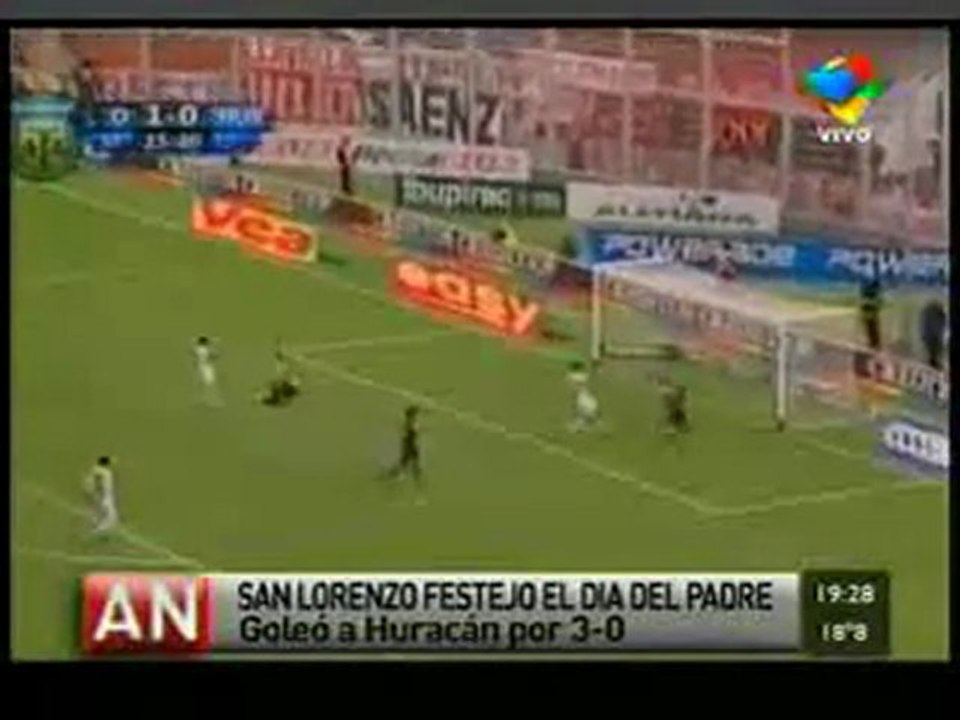 San Lorenzo 3 - Huracan 0