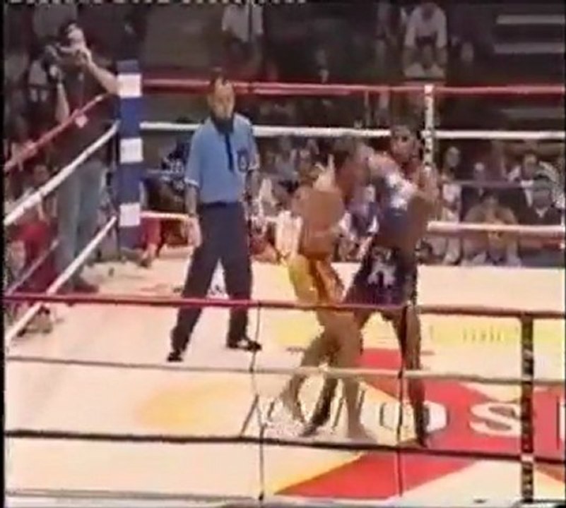 Buakaw vs Jean Charles Skarbowsky - Muay Thai fight part 2