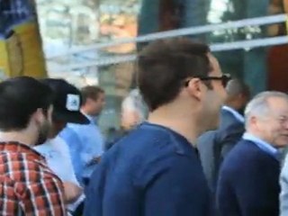 Pregnant January Jones Steps Out in White