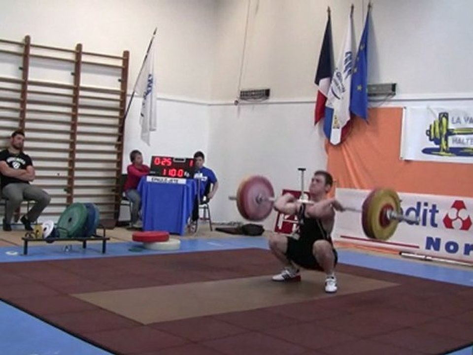 Kévin épaulé-jeté 110kg