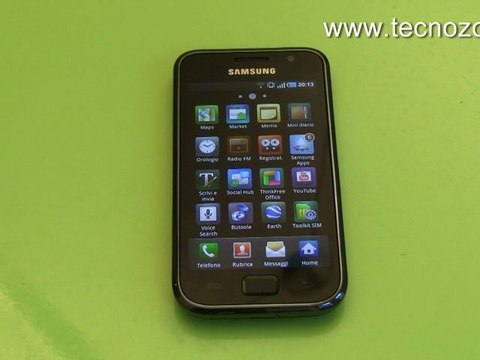 Samsung Galaxy S I9000: video anteprima