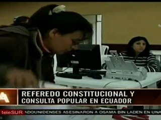 A pocos días de la consulta popular en Ecuador