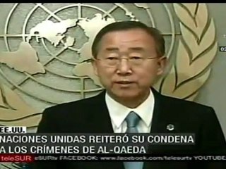 ONU condena crímenes de Al Qaeda