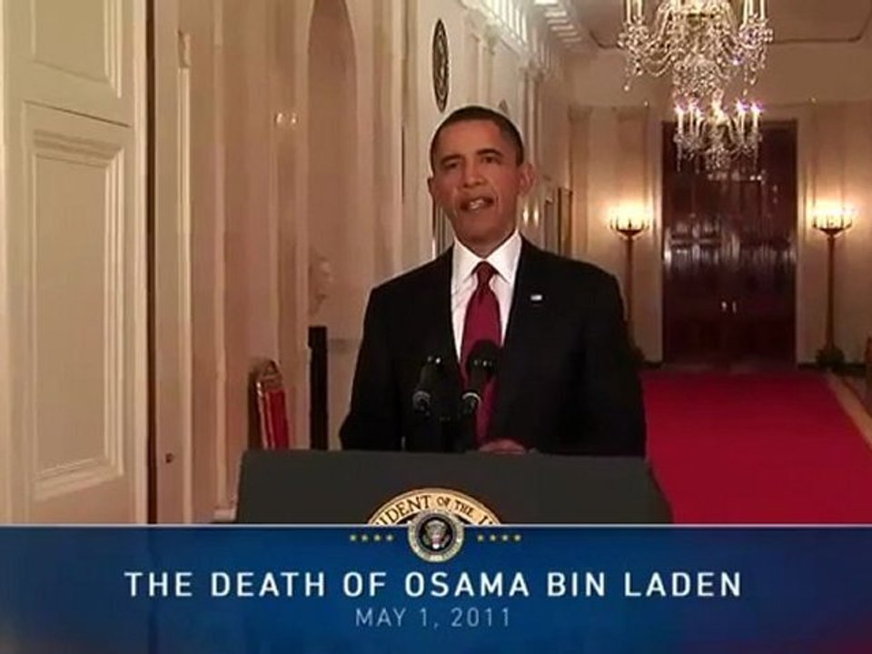 President Barack Obama on Death of Osama bin Laden