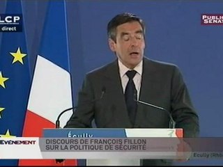 Download Video: EVENEMENT,Discours de François Fillon sur la sécurité