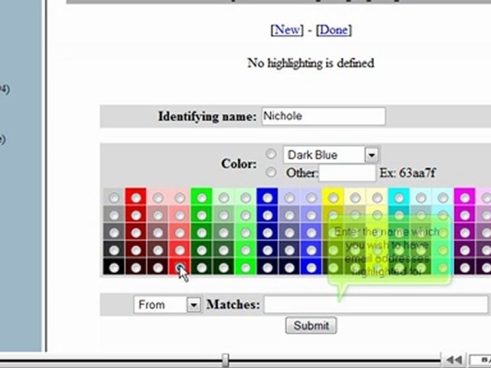 Highlighting messages in SquirrelMail by VodaHost.com web hosting