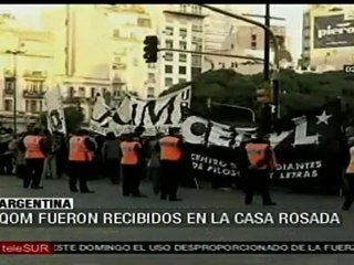 Gobierno argentino recibe a indígenas Qom