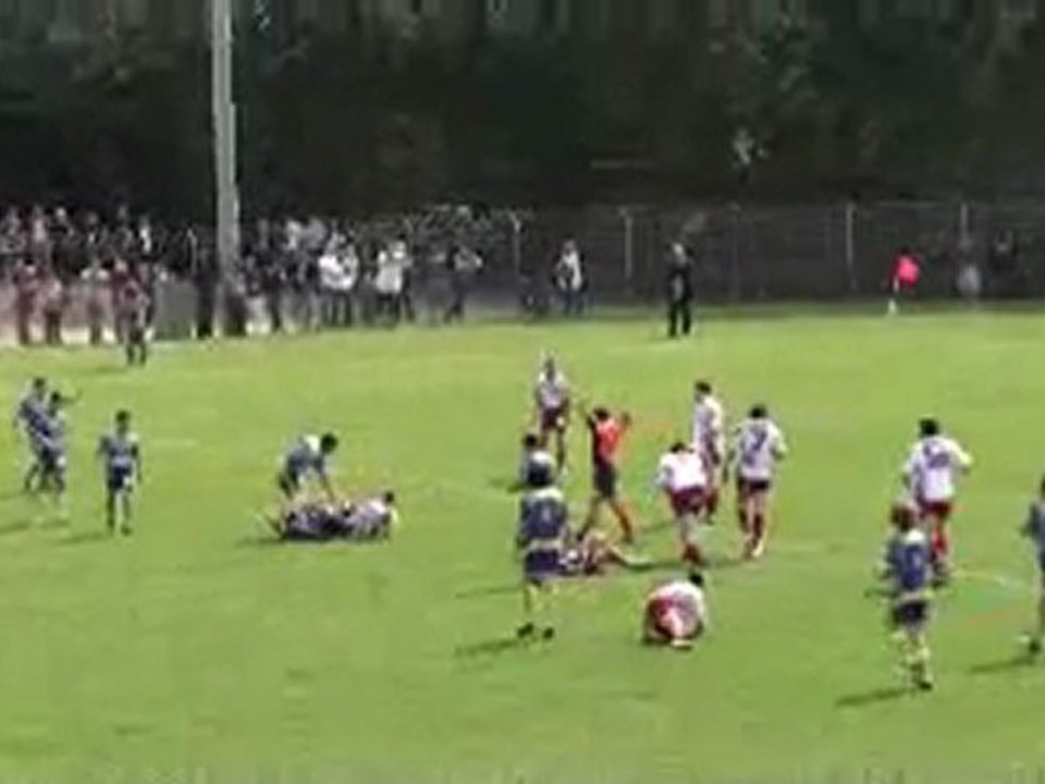 la blessure de Fabien championnat  Languedoc honneur 2011