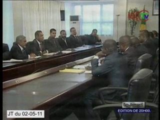 Une délégation d'hommes mauriciens à Brazzaville