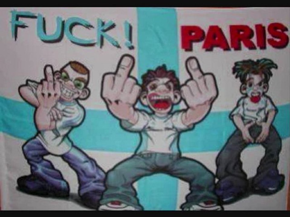 Taiwo et les supporters - Les Marseillais Montent a Paris pour Enculé le PSG