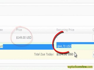 Wp turbo Discount coupon 30% off