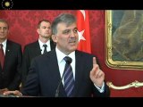 Cumhurbaşkanı Gül, Avusturyada Basın toplantısının ardından soruları cevapladı